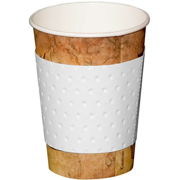 ידיות בידוד לכוסות שתיה חמה Coffee Hand - קופי הנד B לכוסות 400 - 500 מ״ל - 1000 יחידות
