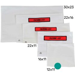 מעטפות פקינג ליסט Packing List חלק 12X11 ס״מ - 1000 מעטפות