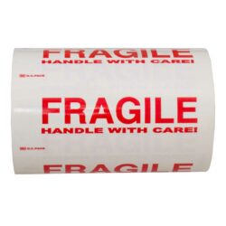 מדבקות 170X65 FRAGILE מ״מ - 500 מדבקות