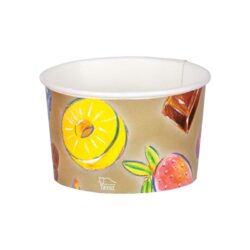 כוסות גלידה 170 מ״ל סדרת פירות