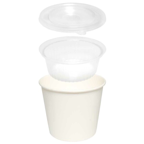 ⁦מארזי Combi Cup להפרדת הרוטב מהמנה - קרטון 500 מארזים⁩ – תמונה ⁦2⁩