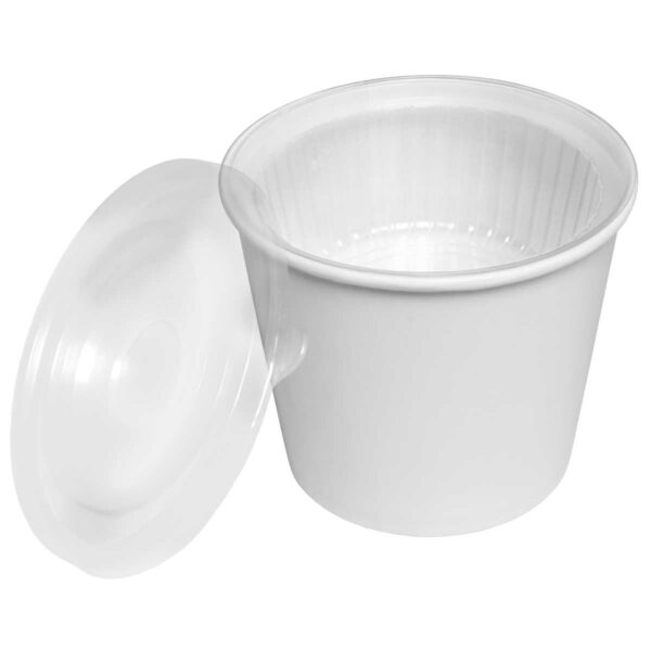 ⁦כוסות למארז Combi Cup, לבן - 1,100 מ״ל - קרטון 500 כוסות⁩ – תמונה ⁦2⁩