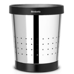 פח אשפה קוני לניירות 5 ליטר מבריק Brabantia למשרד