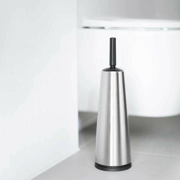 ⁦מברשת אסלה קונית מט Brabantia לשירותים במשרד⁩ – תמונה ⁦4⁩