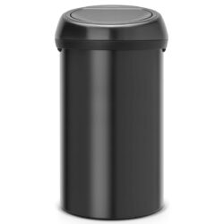 פח טאץ 60 ליטר שחור מט Brabantia - משלוח חינם