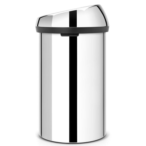 ⁦פח טאץ 60 ליטר, מבריק Brabantia - משלוח חינם⁩ – תמונה ⁦2⁩