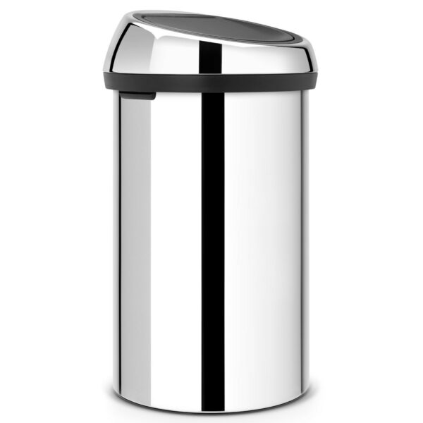 ⁦פח טאץ 60 ליטר, מבריק Brabantia - משלוח חינם⁩ – תמונה ⁦3⁩