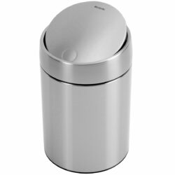 פח אשפה סלייד 5 ליטר מט FPP ללא סימני ידיים Brabantia לשירותים במשרד