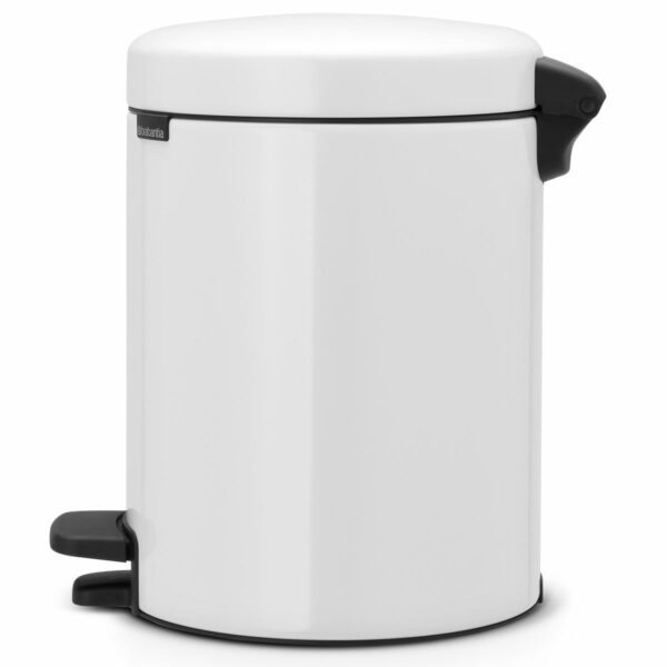 ⁦פח פדל 5 ליטר לבן Brabantia - NewIcon לשירותים במשרד - משלוח חינם⁩ – תמונה ⁦3⁩