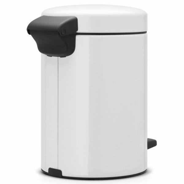 ⁦פח אשפה פדל 3 ליטר לבן Brabantia - NewIcon לשירותים במשרד - משלוח חינם⁩ – תמונה ⁦4⁩