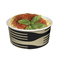 קערות נייר בעיצוב מזלגות 750 מ״ל P1 - קרטון 500 קערות