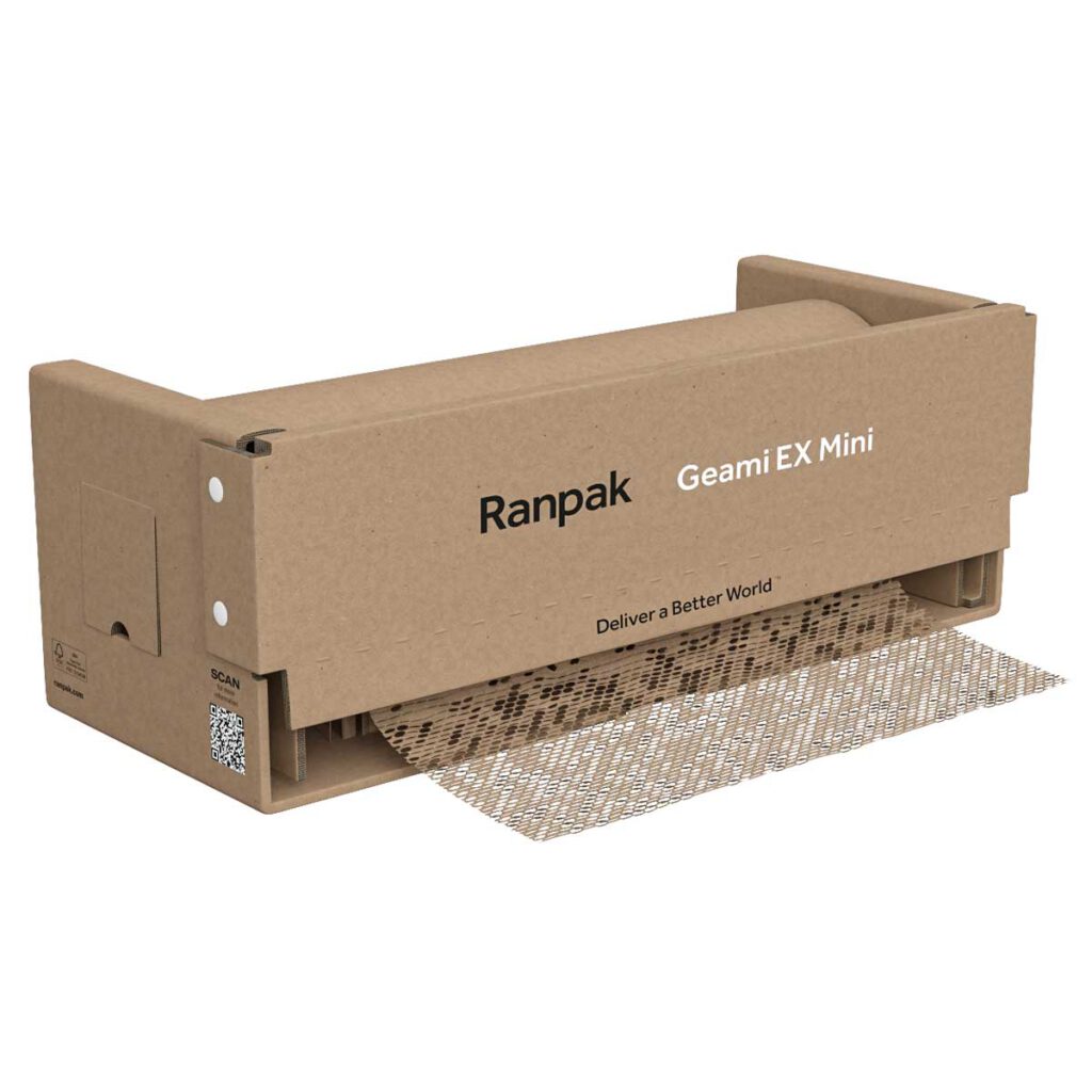 דיספנסר לאריזה בנייר קראפט Ranpak Geami WrapPak Ex-Mini Die-Cut