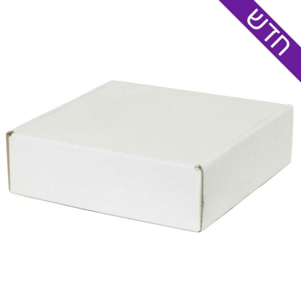 קופסאות קרטון לבן ממבלט 130X130X35 מ״מ